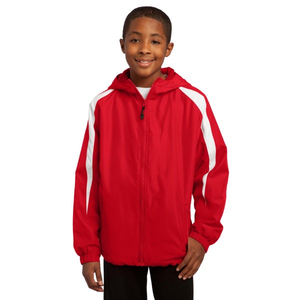 YST81 Sport-Tek True Red/ White