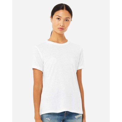 BELLA + CANVAS 6400CVC Women's Relaxed Fit Heather CVC Tee