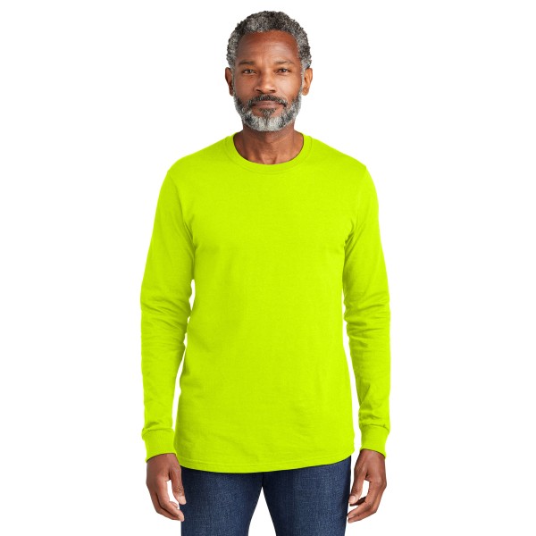 VL100LS Volunteer Knitwear Safety Green