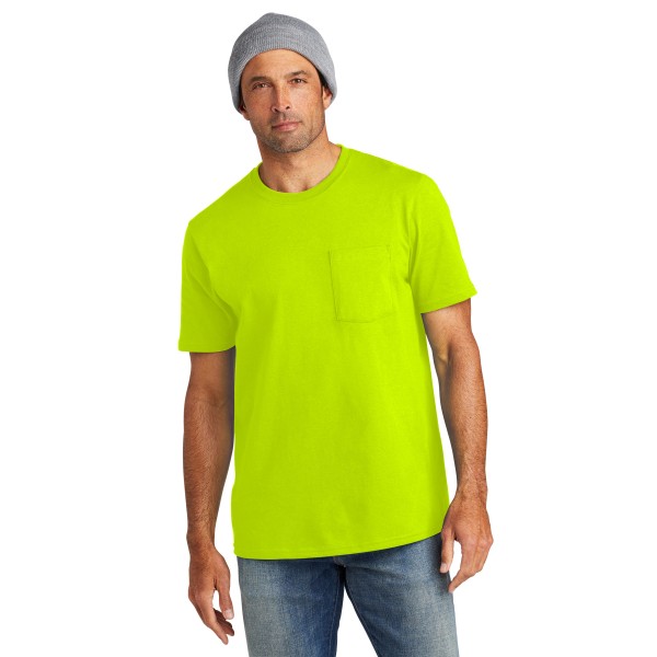 VL100P Volunteer Knitwear Safety Green