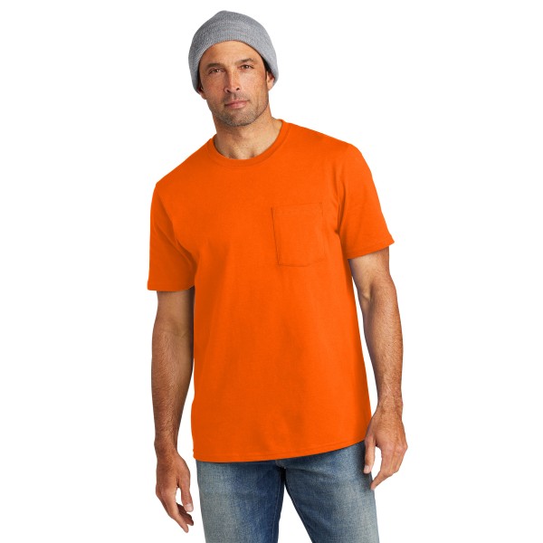 VL100P Volunteer Knitwear Safety Orange