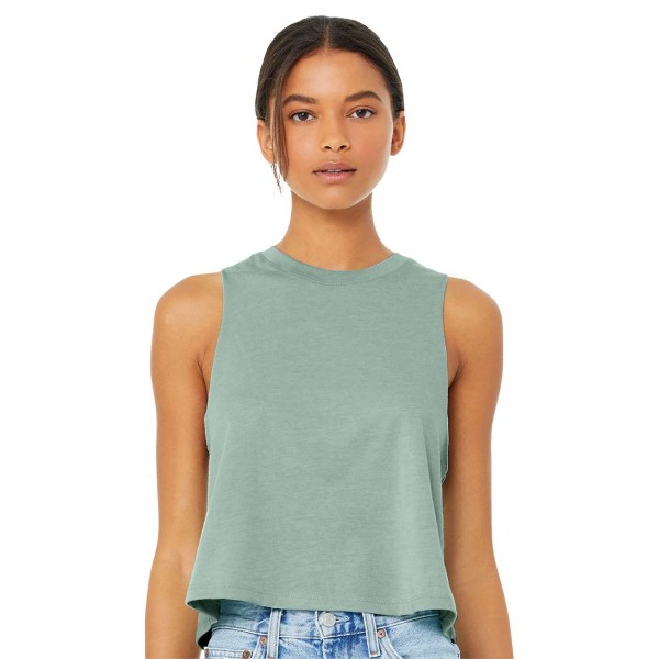 6682 Bella + Canvas Heather Dusty Blue