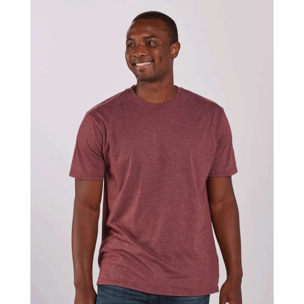 BM2102 Boxercraft Maroon Heather