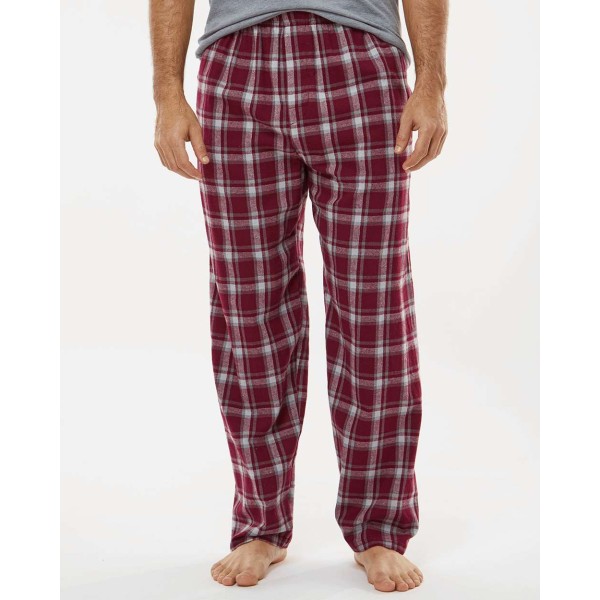 BM6624 Boxercraft Heritage Maroon Plaid