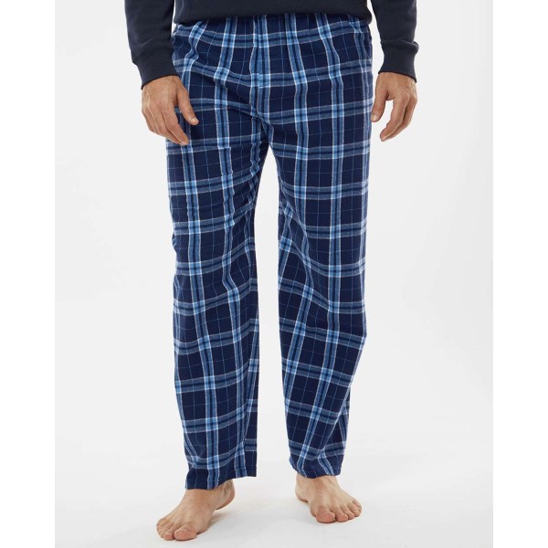 BM6624 Boxercraft Navy/ Columbia Plaid
