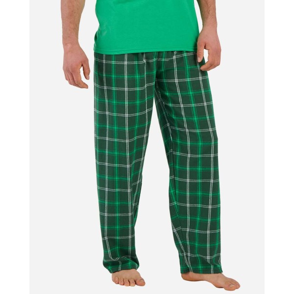 BM6624 Boxercraft Varsity Green White Plaid