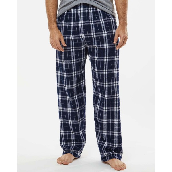 BM6624 Boxercraft Navy/ Silver Plaid