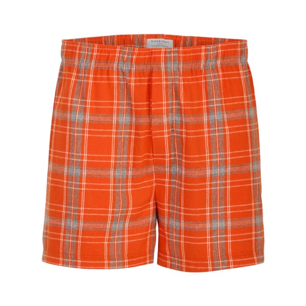BM6701 Boxercraft Burnt Orange Kingston Plaid