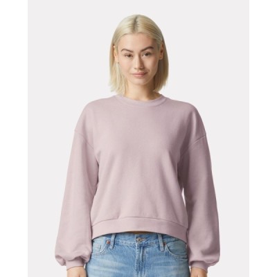 American Apparel RF494 ReFlex Women's Fleece Crewneck Sweatshirt