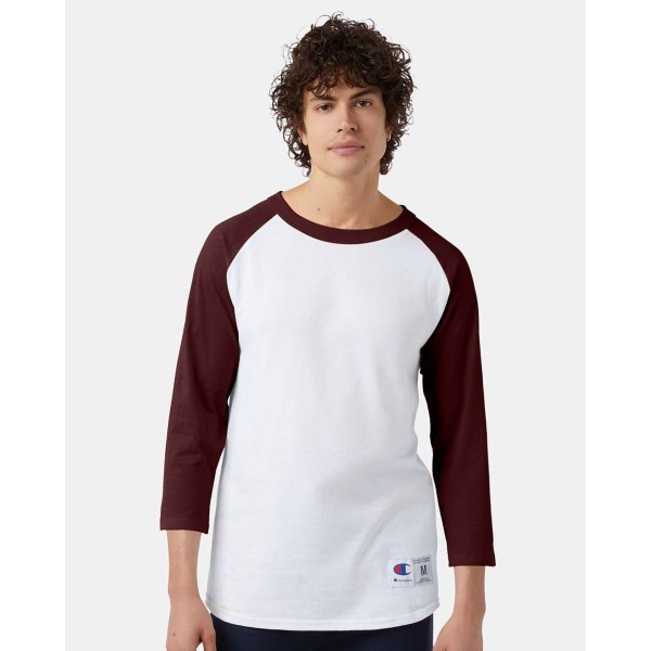 T137 Champion White/ Maroon