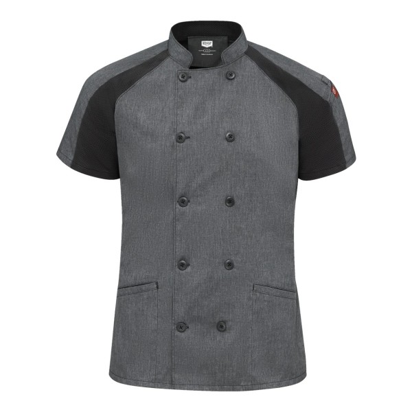 051W Chef Designs Charcoal Heather/ Charcoal/ Black Mesh