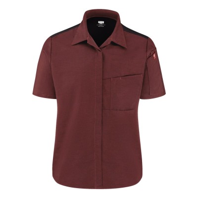 Chef Designs 501W Merlot Heather/ Black