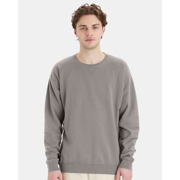 GDH400 ComfortWash by Hanes Concrete Grey