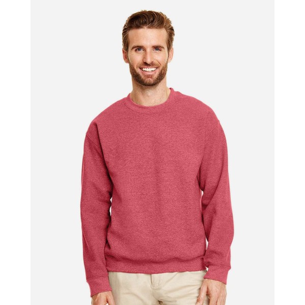 18000 Gildan Heather Scarlet Red