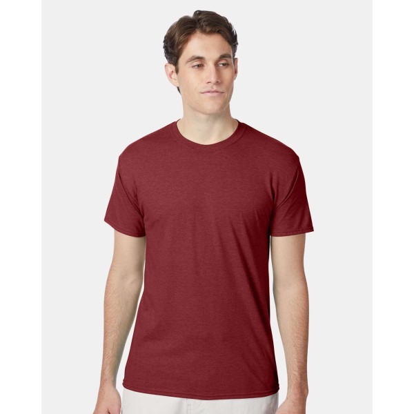 42TB Hanes Athletic Cardinal Heather