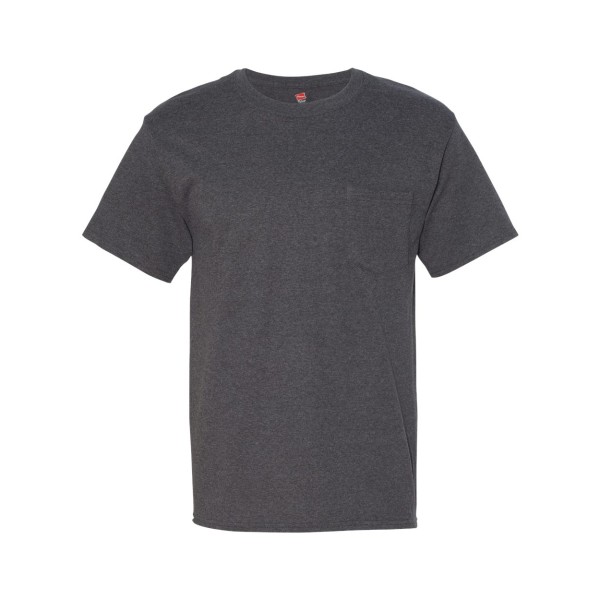 5190 Hanes Charcoal Heather