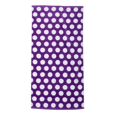 Carmel Towel Company C3060P Polka Dot Velour Beach Towel