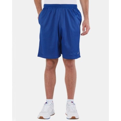Champion S162 Polyester Mesh 9" Shorts with Pockets
