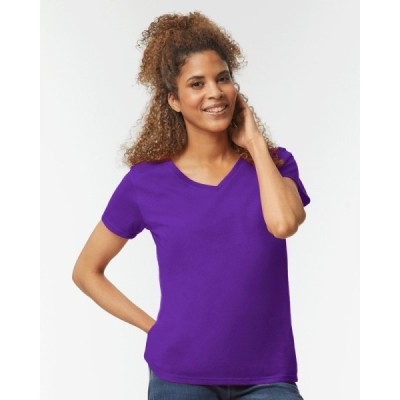 Gildan 5V00L Heavy Cotton Women's V-Neck T-Shirt