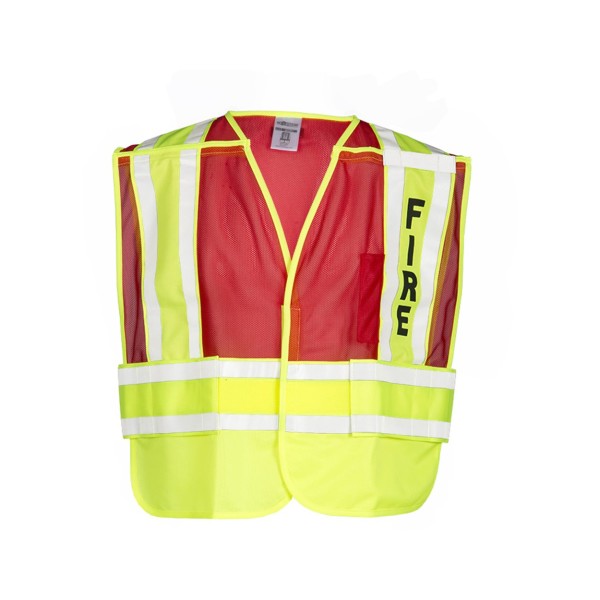 8052BV Kishigo Lime/ Red