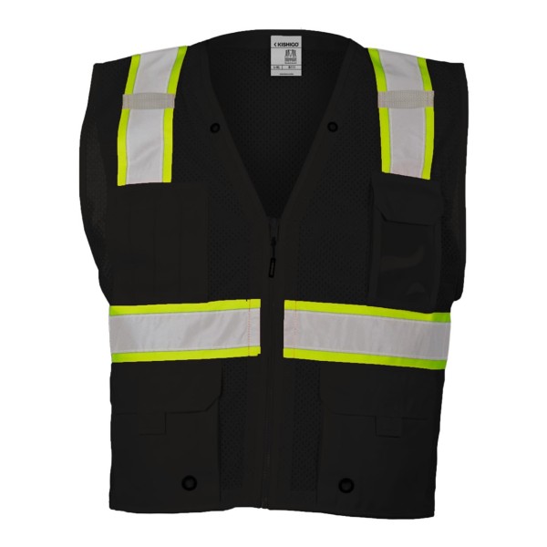 B100-111 Kishigo Black/ Lime - B100