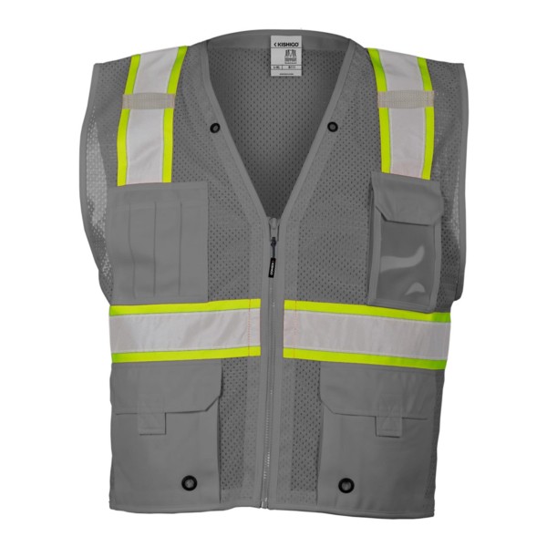 B100-111 Kishigo Grey/ Lime - B111
