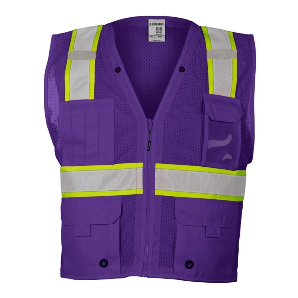 B100-111 Kishigo Purple/ Lime - B109