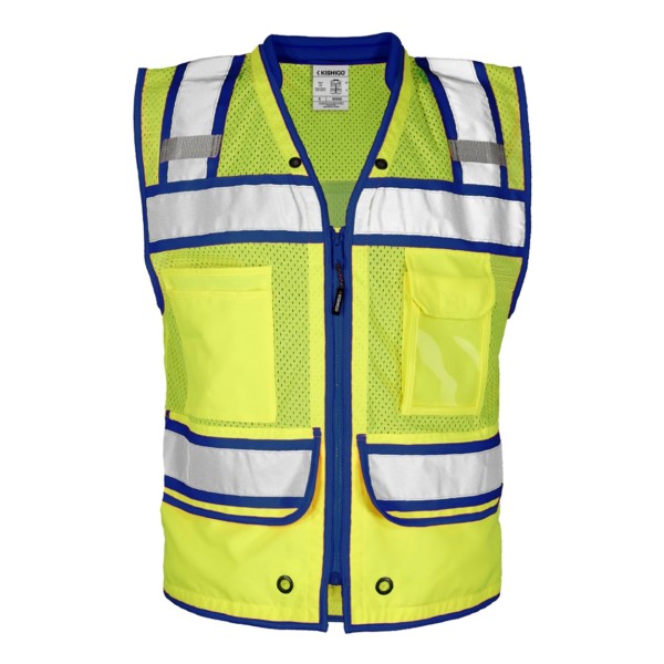 S5042-5046 Kishigo Lime/ Royal Blue - S5042