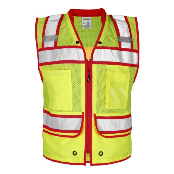 S5042-5046 Kishigo Lime/ Red - S5043