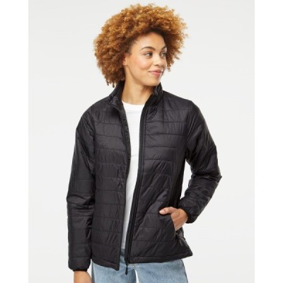 Independent Trading Co. EXP200PFZ Women's Puffer Jacket