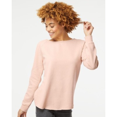 Independent Trading Co. PRM2000 Women's California Wave Wash Crewneck Sweatshirt