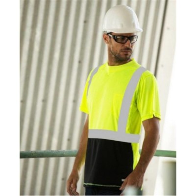 Kishigo 9162 Black Bottom Class 2 T-Shirt