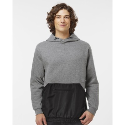 MV Sport 23112 Mixed Media Hooded Sweatshirt