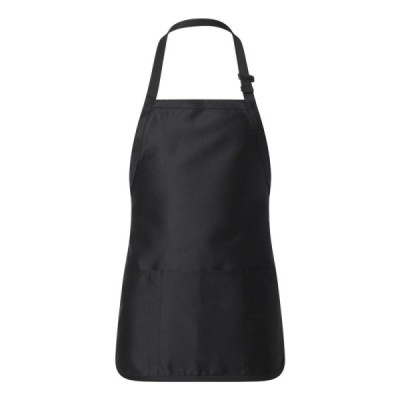 Q-Tees Q4250 Full-Length Apron with Pouch Pocket