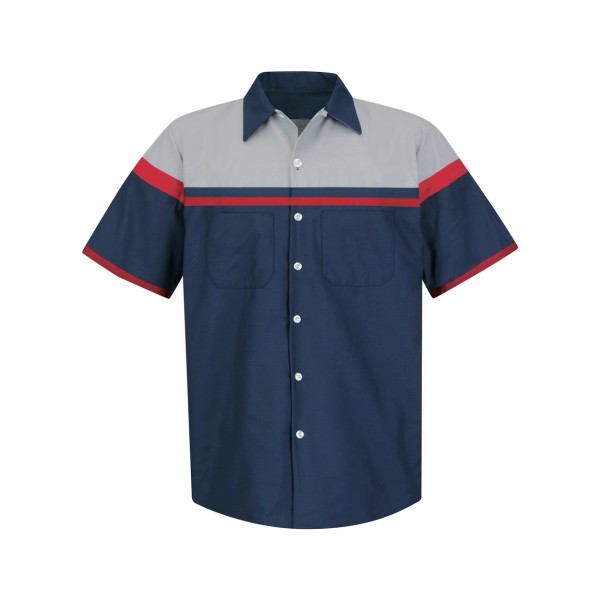 SP24AC Red Kap Navy/ Red/ Light Grey