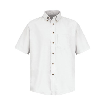 Red Kap SP80T Men's Tall Poplin Short Sleeve Dress Shirt