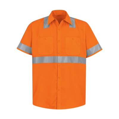 Red Kap SS24HVT O2-Fluorescent Orange