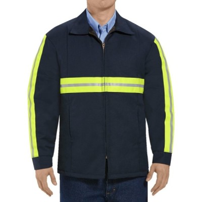 Red Kap JT50ENT Enhanced Visibility Perma-Lined Panel Jacket - Tall Sizes