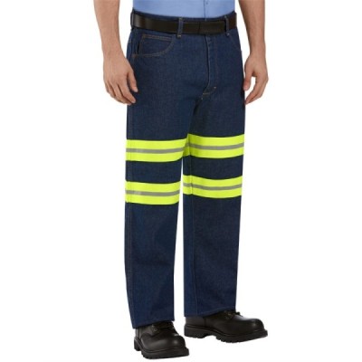 Red Kap PD60ED Enhanced Visibility Relaxed Fit Jeans