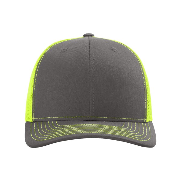 112 Richardson Charcoal/ Neon Yellow