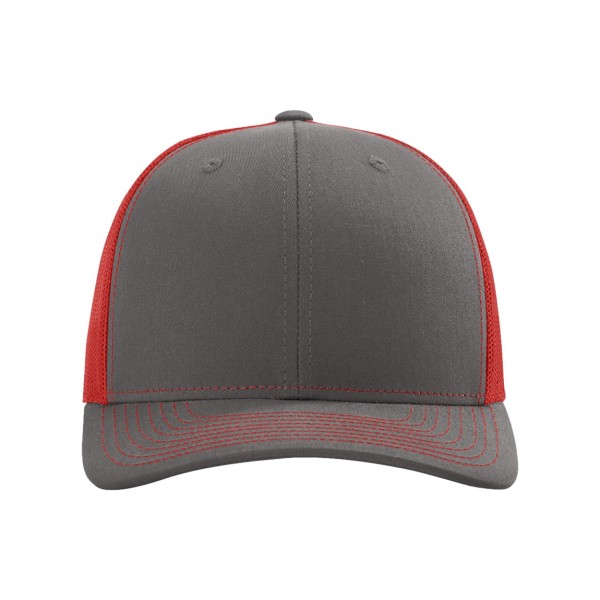 112 Richardson Charcoal/ Red
