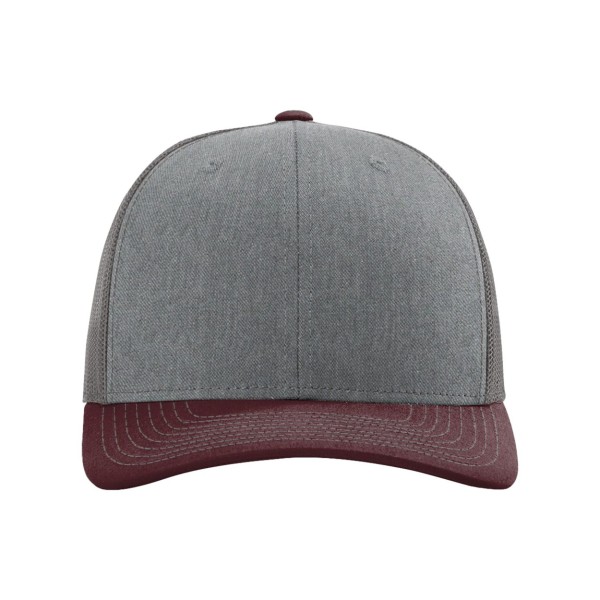 112 Richardson Heather Grey/ Charcoal/ Maroon