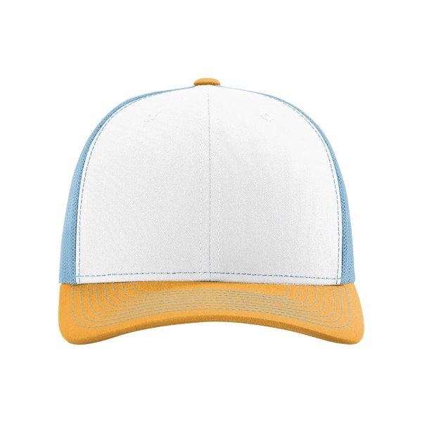 112 Richardson White/ Columbia Blue/ Yellow
