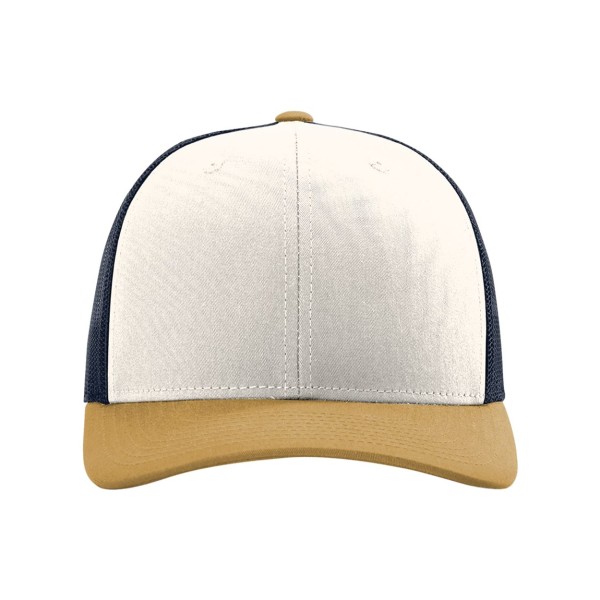 112 Richardson Cream/ Navy/ Amber Gold