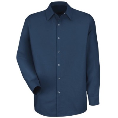 Red Kap SP16T Specialized Pocketless Long Sleeve Work Shirt - Tall Sizes