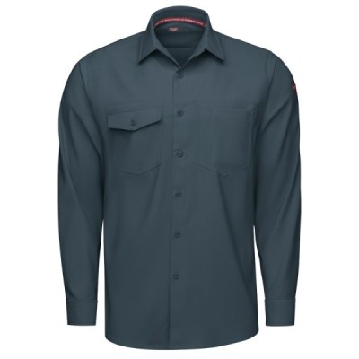 Red Kap TSM4T Cooling Long Sleeve Work Shirt - Tall Sizes
