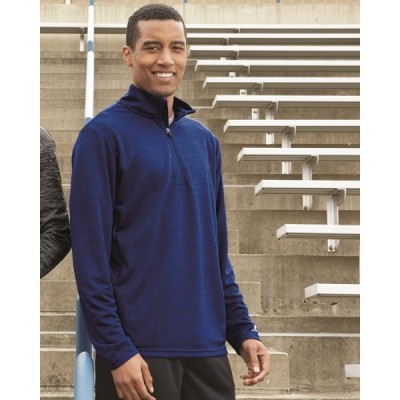 Russell Athletic QZ7EAM Striated Quarter-Zip Pullover
