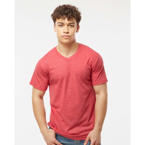 207 Tultex Heather Red