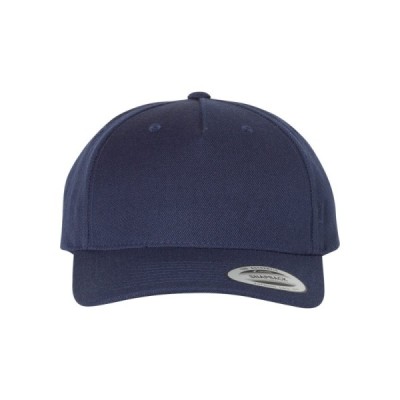 YP Classics 5789M Premium Five-Panel Curved Visor Snapback Cap