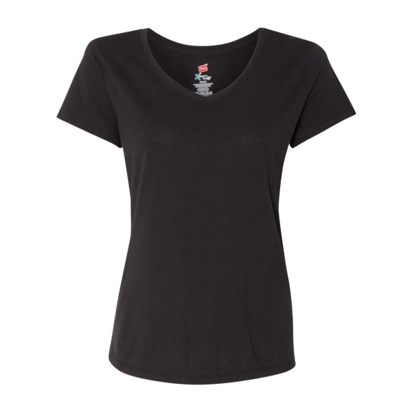 42VT Hanes Black Triblend